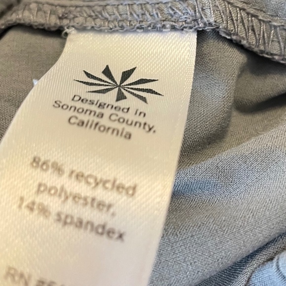 Athleta Light Grey Aspire Ankle Adjustable Jogger Sz 6 Tall - Picture 11 of 14